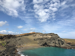 Black Sand Beach Cove Hawaii