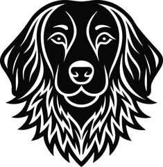 dog head vector illustration