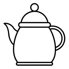 Obraz premium teapot isolated on white background