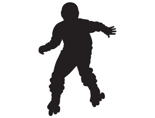 ROLLER SKATE SILHOUETTE