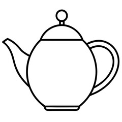 Obraz premium teapot isolated on white background