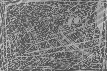 Black and white doodle as background, texture, pattern.
