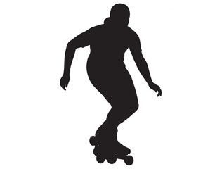 ROLLER SKATE SILHOUETTE