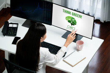 Green business transformation for brisk corporate business to thank green marketing strategy
