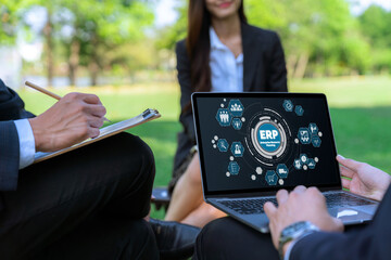 ERP enterprise resource planning software for brisk business to plan the marketing strategy