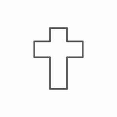 cross jesus icon sign vector