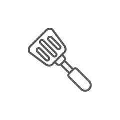 kitchen spatula icon sign vector