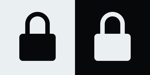 Padlock icon. Security, safety symbol