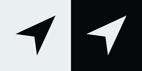 Cursor or pointer icon. Stock illustration