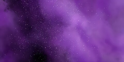 Fototapeta premium Purple Nebula With Sparkling Stars, Ideal for Cosmic Backgrounds and Sci-Fi Illustration