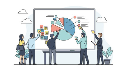Teamwork Analysis on Data Visualization Report in Business Development Strategy