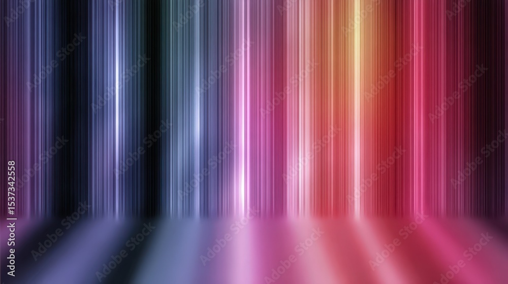 Aufkleber abstract background with colorful vertical lines, ideal for modern design and digital creativity