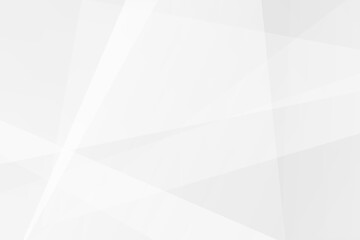 Clean abstract white background with soft grey polygonal shapes. Minimal modern style for corporate design, business flyers, web headers or presentations. EPS10 vector.