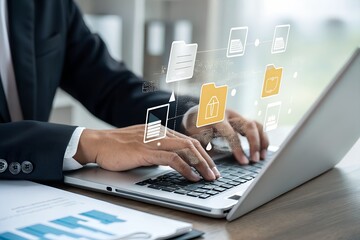 Artificial intelligence (AI) is used by businessmen in document management systems, online documentation databases, and digital file storage systems or software, record keeping, database technology