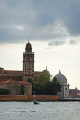 San Michele cemetery in Venice, Italy           