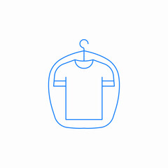 clean fresh tshirt icon sign vector