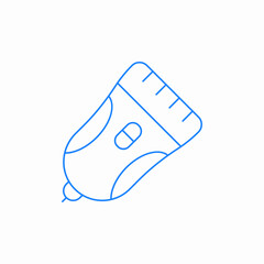 depilator hair removal icon sign vector