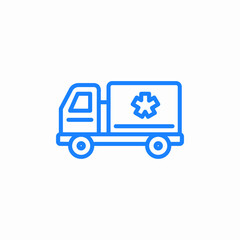 emergency tuck icon sign vector