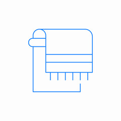 hand towel icon sign vector