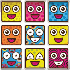 colorful--square-cartoon-faces--vibrant--expressiv (24).eps