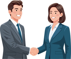 Successful Business Partnership A Handshake Representing Collaboration and Growth