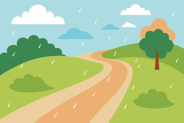Fototapeta premium road in the forest