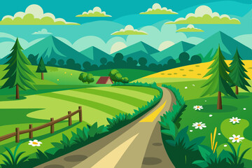 Obraz premium road in the mountains