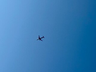 airplane in the sky