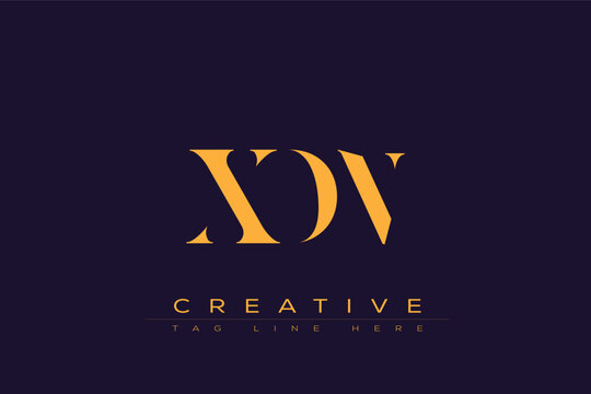 XDN abstract letter logo design. This logo is designed by three abstract letters.