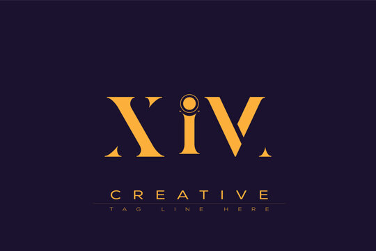 XIM abstract letter logo design. This logo is designed by three abstract letters.