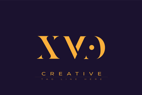 XMO abstract letter logo design. This logo is designed by three abstract letters.