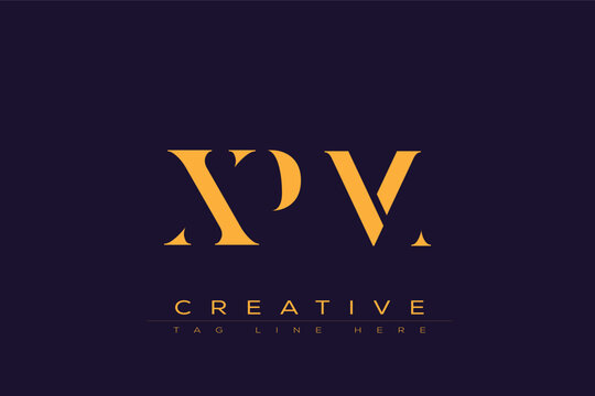 XPM abstract letter logo design. This logo is designed by three abstract letters.