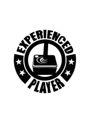 experienced player logo manette gamer
