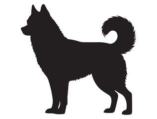 SIBERIAN HUSKY SILHOUETTE