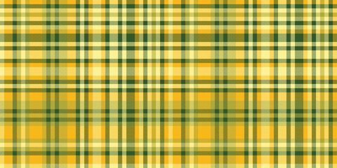 Vibrant yellow and green plaid pattern, perfect for textile designs, website backgrounds, or crafting projects.  This seamless texture evokes feelings of warmth, nature, and rustic charm.