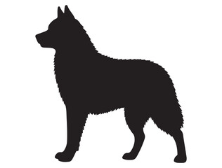 SIBERIAN HUSKY SILHOUETTE