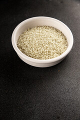 Food salt crystals sea food salt spices food additive gourmet food background on the table rustic food top view copy space