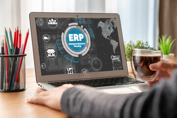 ERP enterprise resource planning software for modish business to plan the marketing strategy