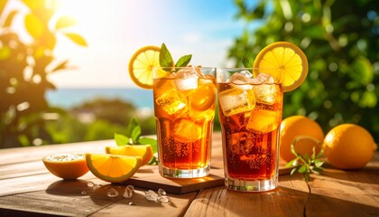 Mojito (Non-Alcoholic version) A refreshing Cuban drink made with lime juice, mint, sugar, and soda water. 