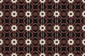 Seamless Digital Decoration Wallpaper Texture Endless Interior Template Perspective Cloth Luxury Visual Design Shape Art Textile Background Fashion Fabric Geometric Graphic Tile Symmetric Pattern.