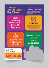 Kids School Admission Flyer Templates