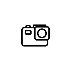 Action Camera Compact Outline Icon