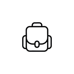 Camera Bag Silhouette Gear Icon