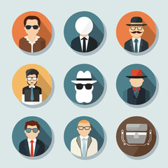 Professional Eight Identity Mockup Set Icons Stock Vector for Marketing Collateral