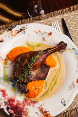 delicious dinner latin american cuisine dish