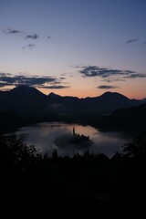 Dawn, Lake Bled, Slovenia