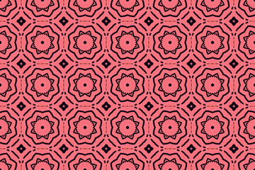 Seamless Digital Decoration Wallpaper Texture Endless Interior Template Perspective Cloth Luxury Visual Design Shape Art Textile Background Fashion Fabric Geometric Graphic Tile Symmetric Pattern.