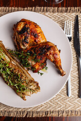 delicious dinner latin american cuisine dish