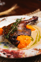delicious dinner latin american cuisine dish