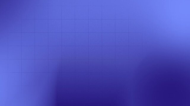 Vibrant blue background with subtle grid pattern, smooth gradient. Seamless loop. 4K.
